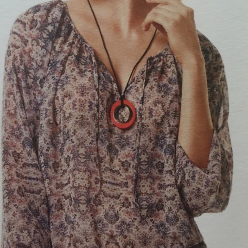 CAbi Sienna Blouse XS